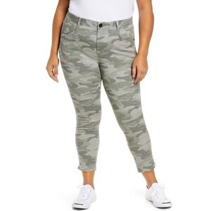 WIT & WISDOM Plus Size 18P Ab-Solution High Waist Camo Ankle Pants